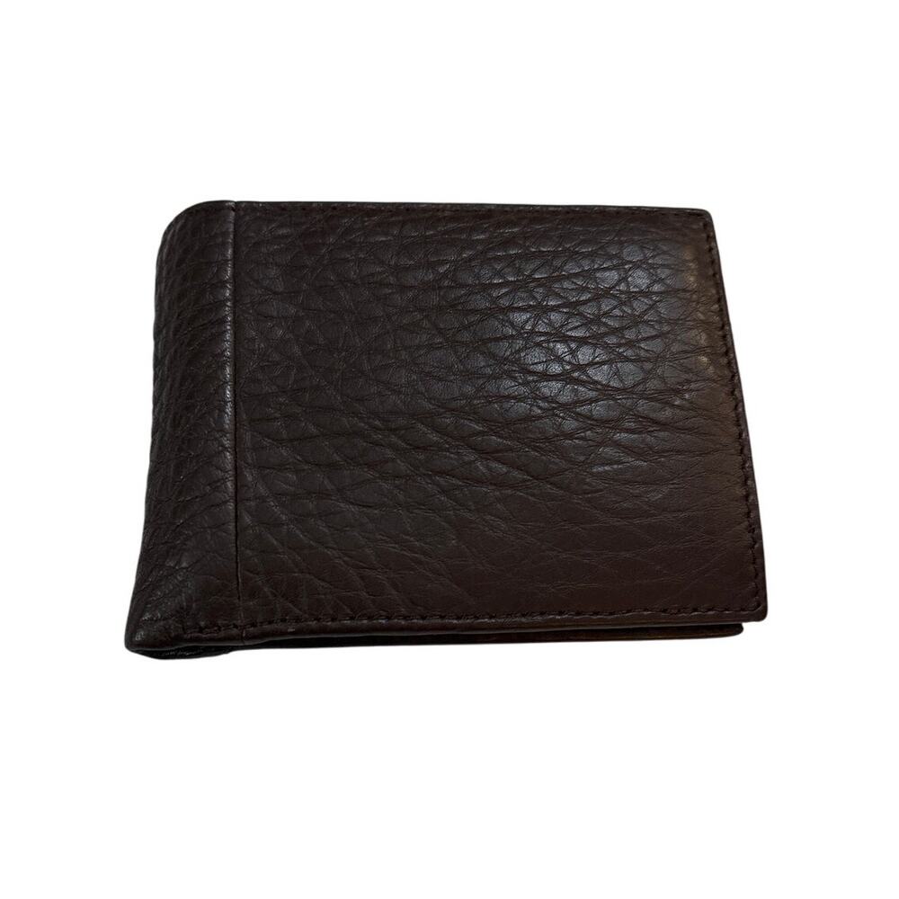 47 Maple Brown Genuine Leather Bifold Wallet Style 1-129-4L New w/ Tags